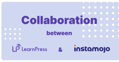 learnpress and instamojo