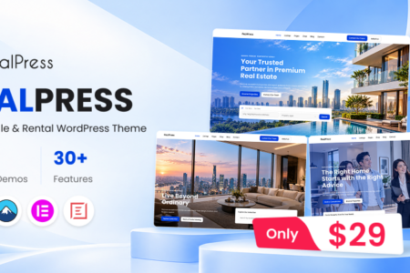 RealPress - Real Estate WordPress Theme