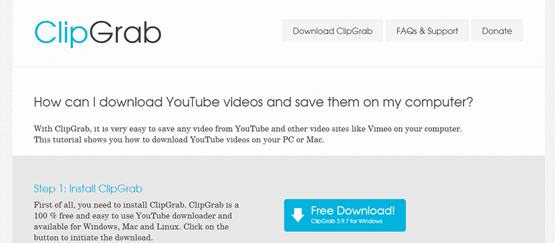 Video Downloader - ClipGrab