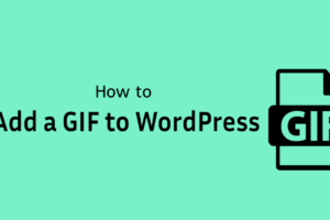 how to add a gif to wordpress