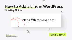 how to add a link in wordpress starting guide