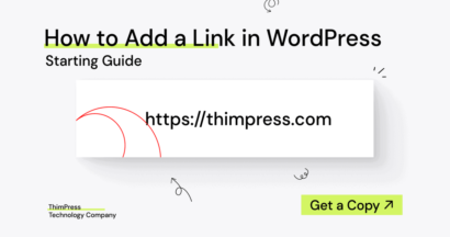 how to add a link in wordpress starting guide