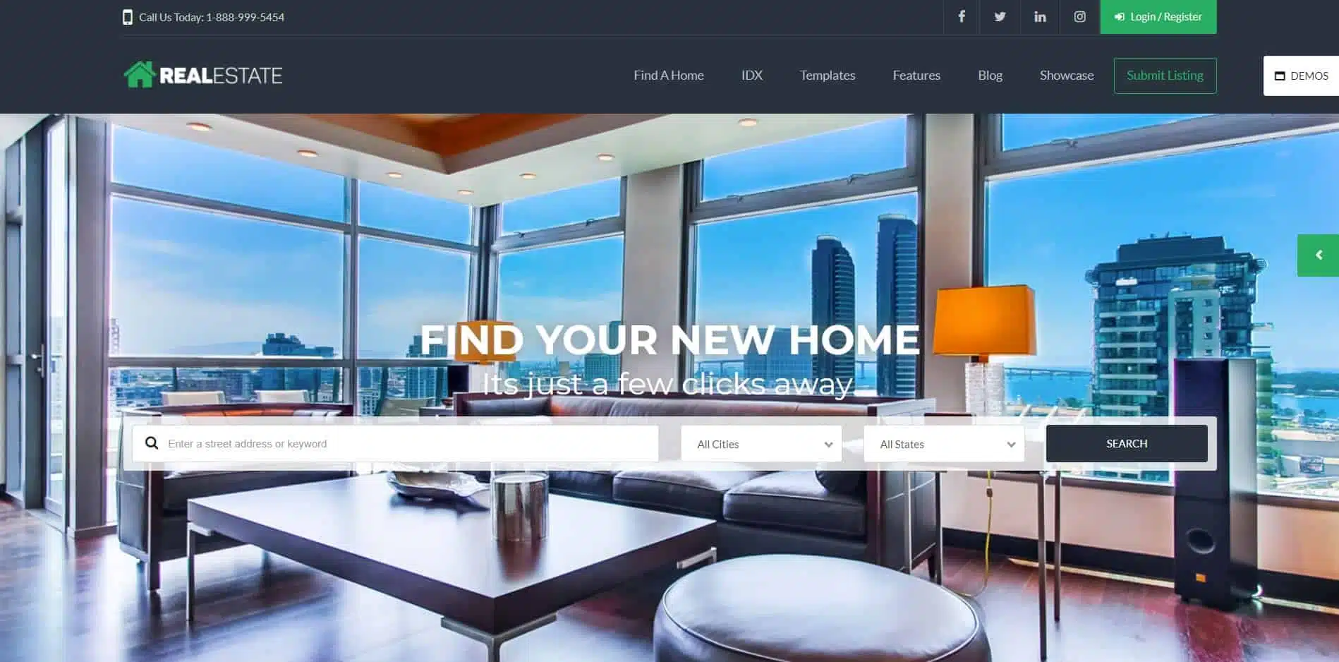 Real Estate 7 - Responsive Real Estate WordPress Theme