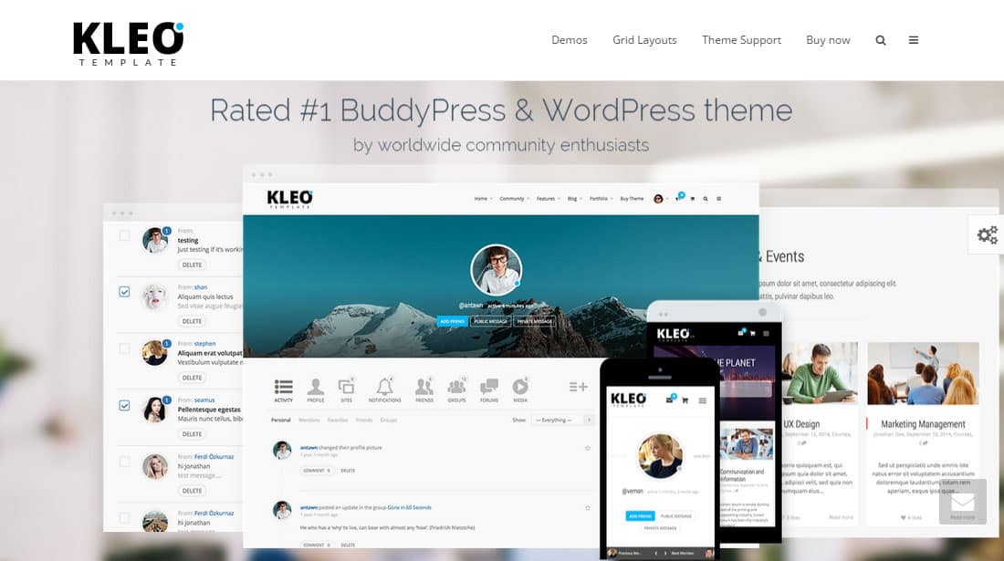 KLEO eLearning Theme WordPress