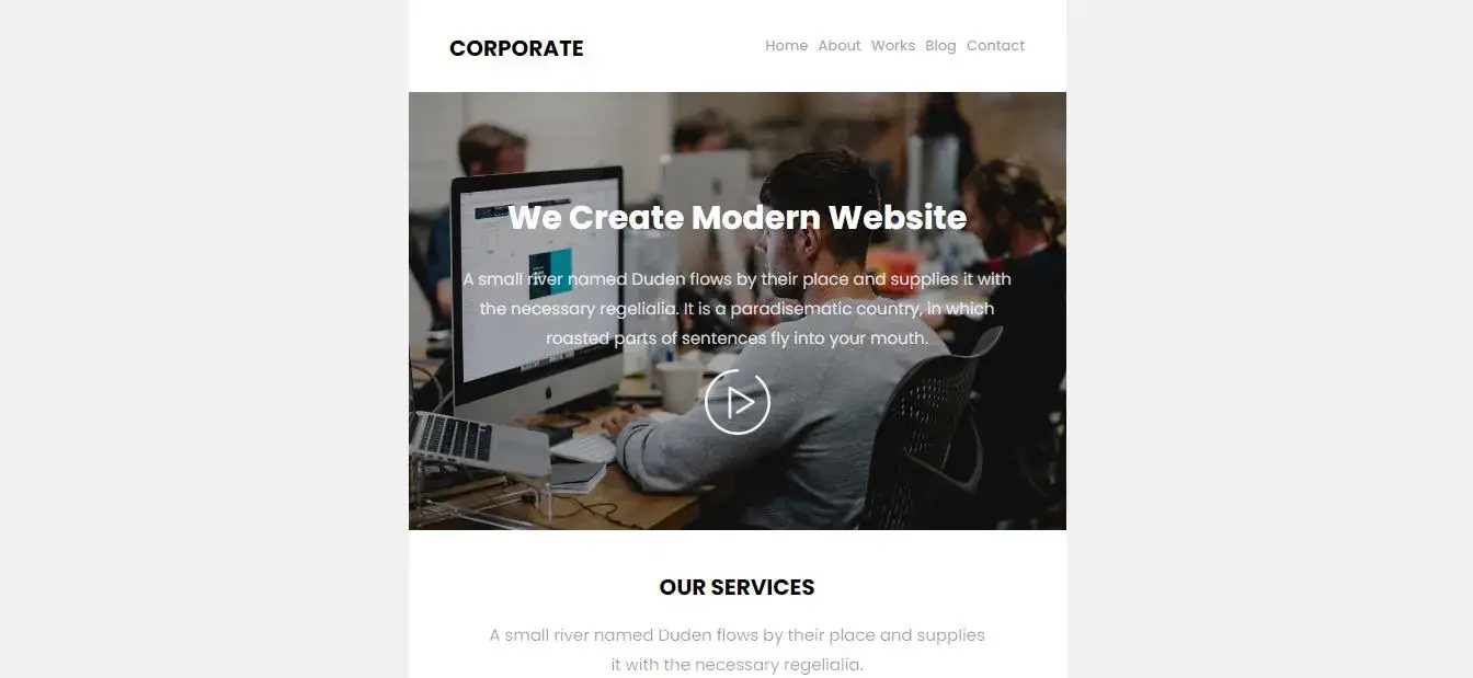 Colorlib Corporate Email Template