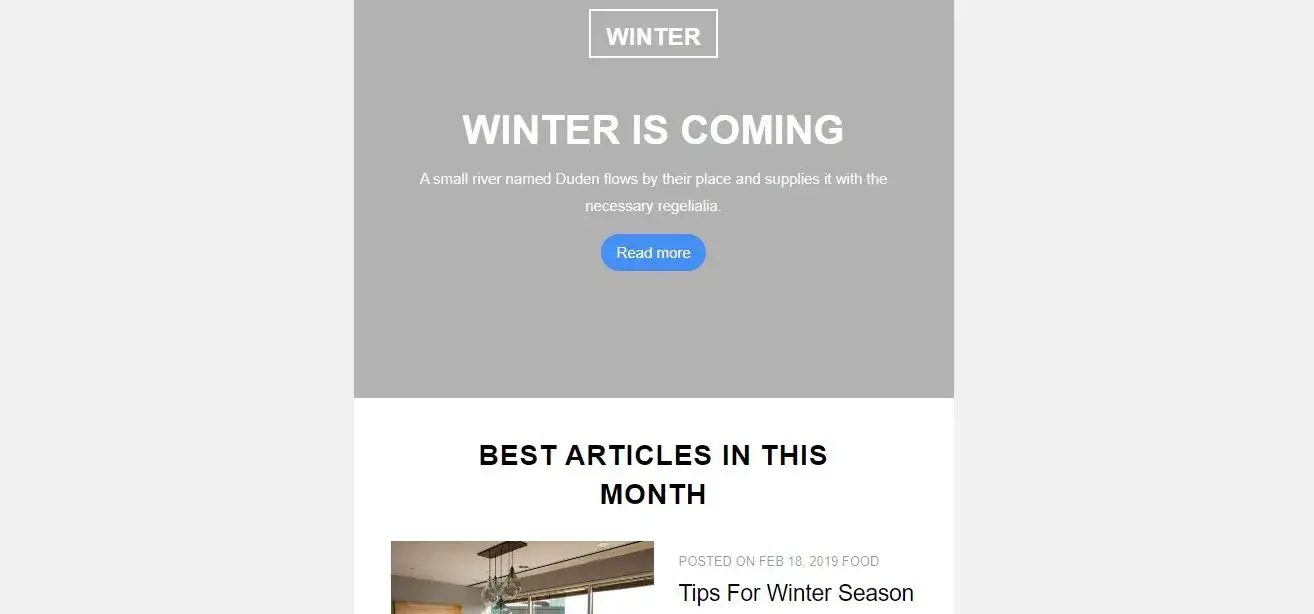 Colorlib Email Newsletter Template