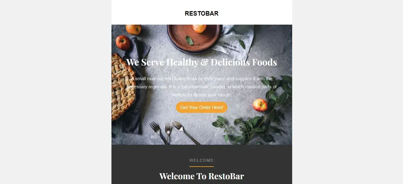 Colorlib Restaurant Email Template