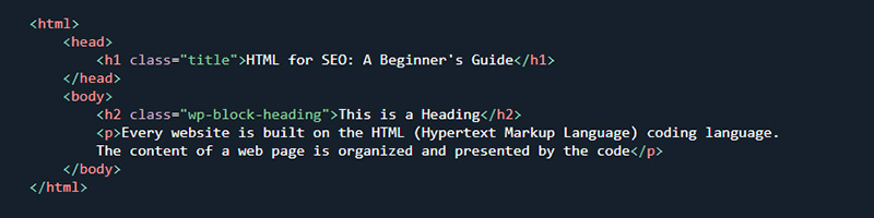 HTML for SEO: Content Structure Using HTML Tags