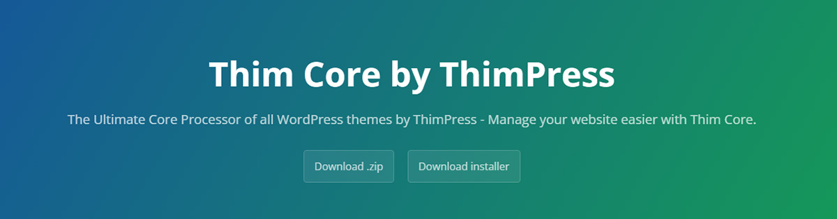 گام به گام Thim Core را نصب کنید