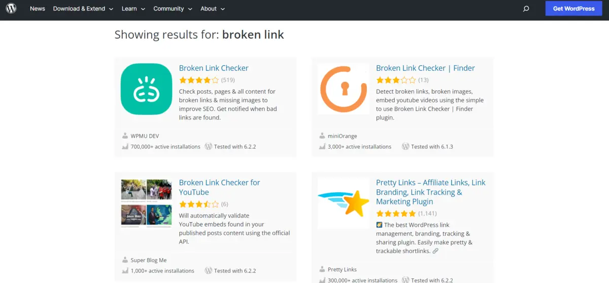 Broken Link Checker