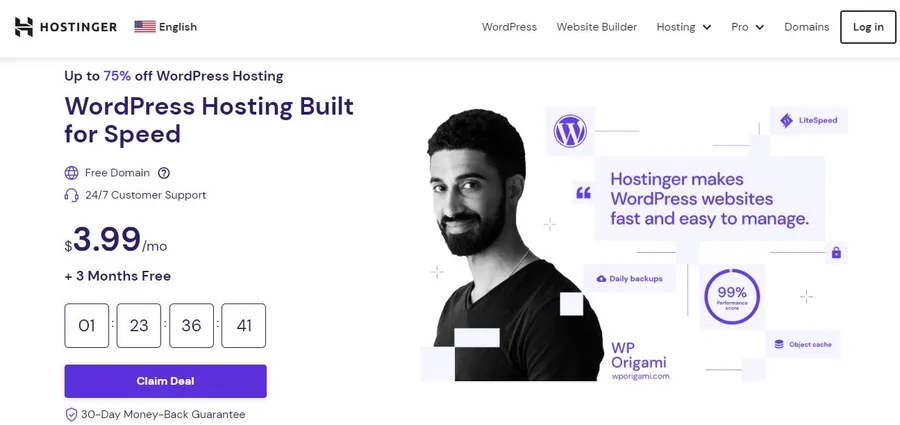 Hostinger WordPress Hosting