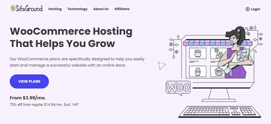 SiteGround WooCommerce Hosting