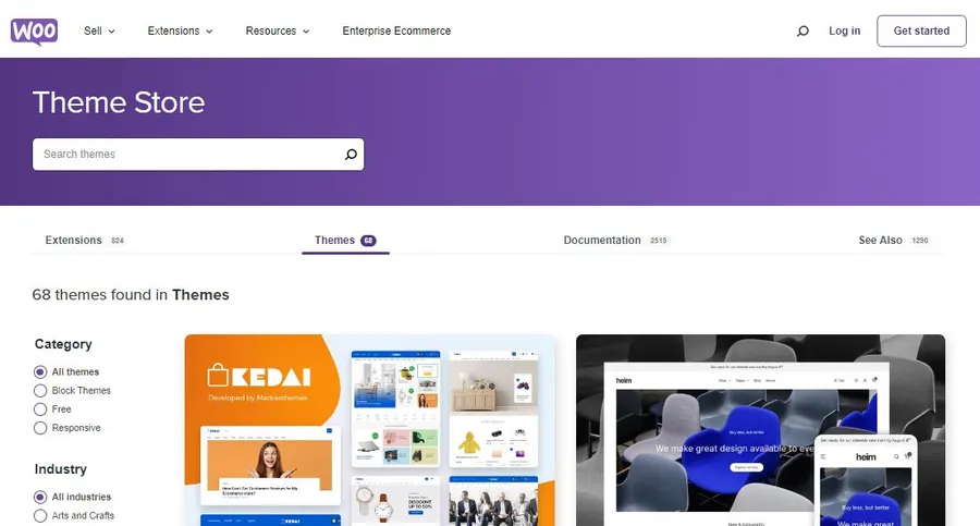 WooCommerce Theme Store