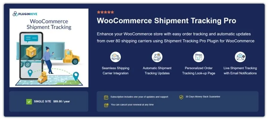 WooCommerce Shipment Tracking Pro