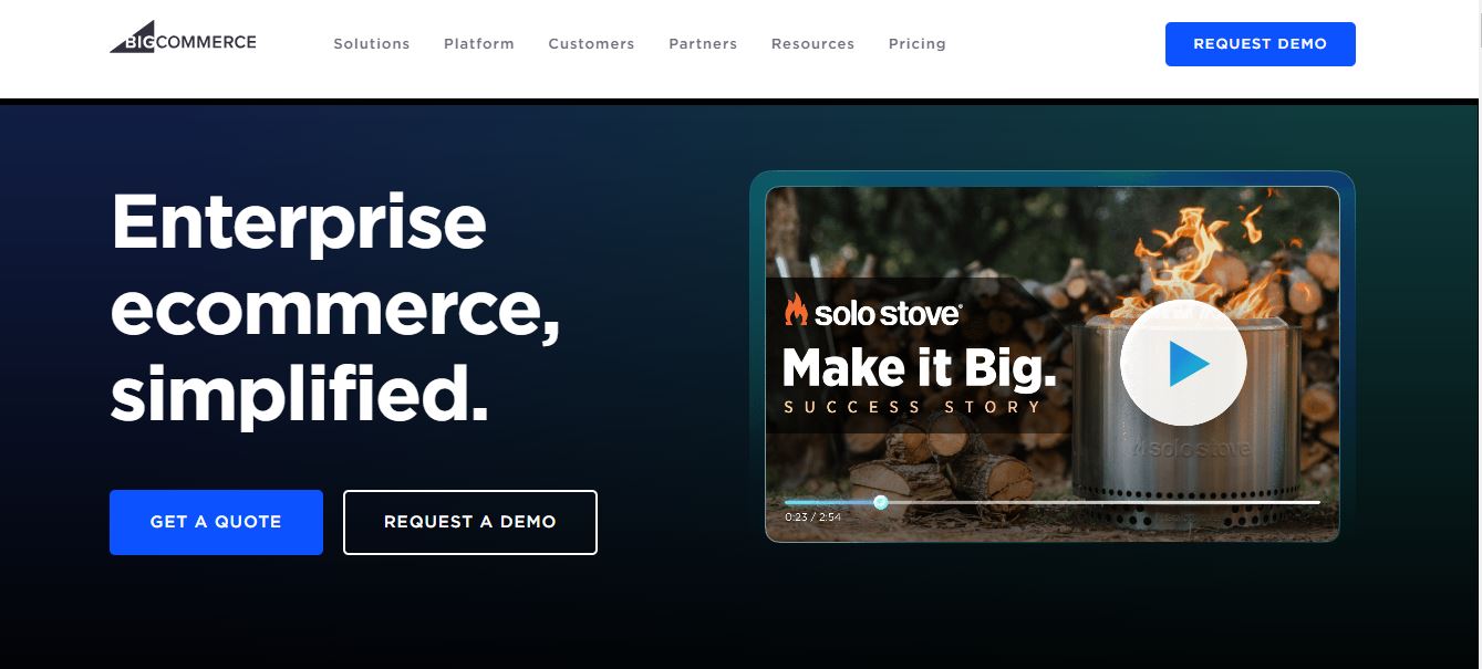 BigCommerce Review Homepage