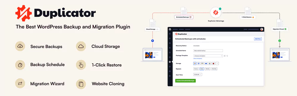 Duplicator - Free WordPress Plugin