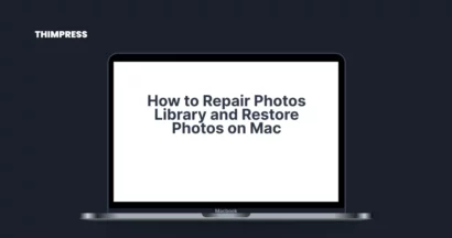 Repair Photos Library on Mac