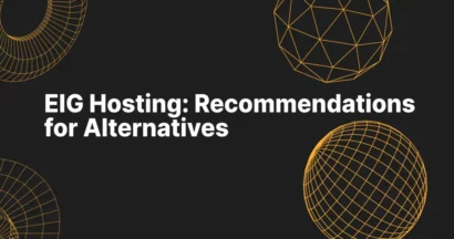 EIG Hosting Alternatives