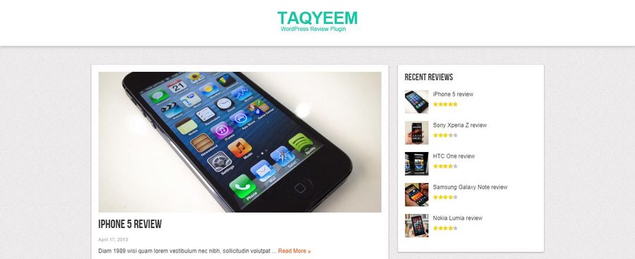 Taqyeem WordPress Review Plugin