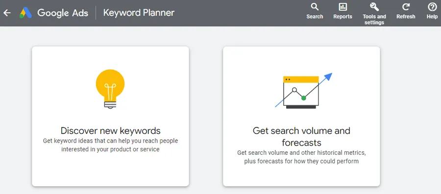 Google Keyword Planner Shopify SEO Tools