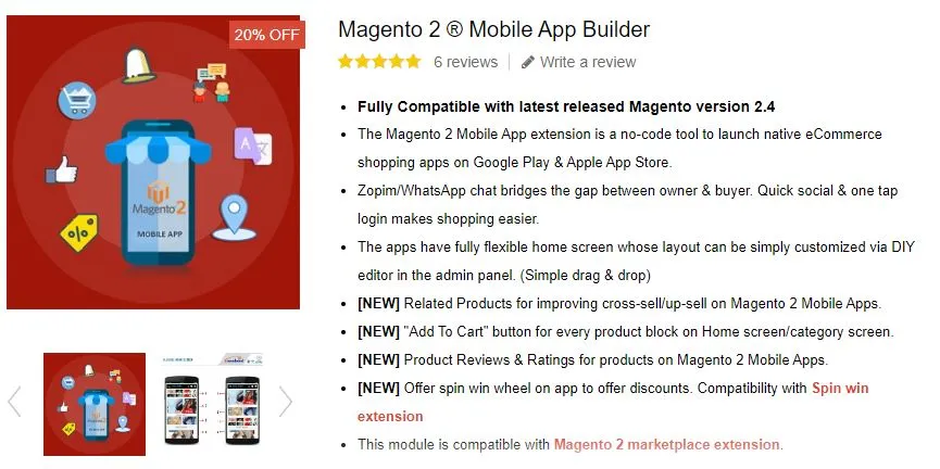 Magento 2 Mobile App Builder By Knowband