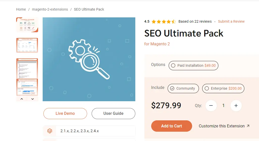 SEO Ultimate Pack FME Extensions