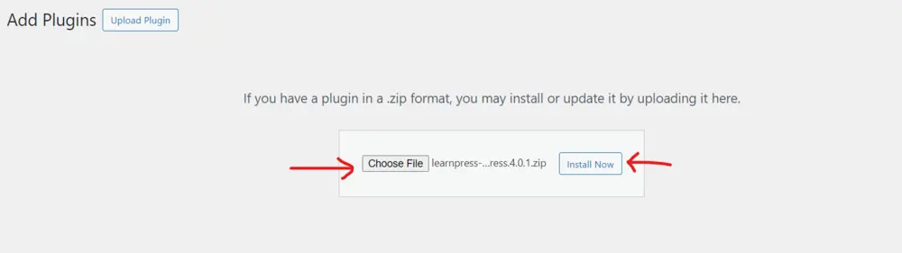 Choose File ZIP Plugin