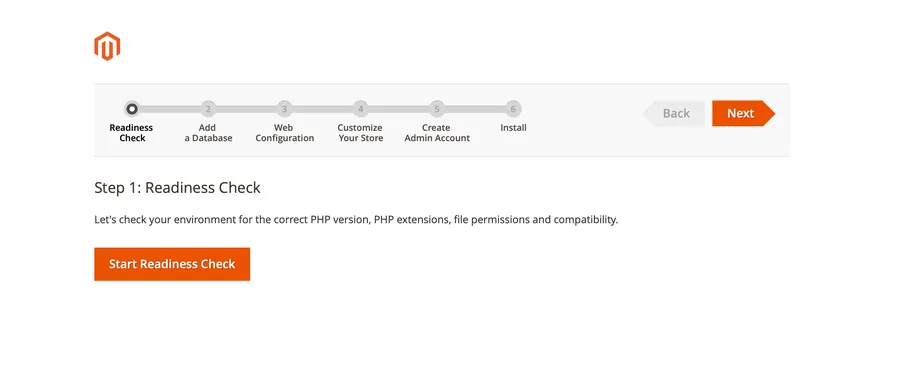 Magento Installation Readiness Check