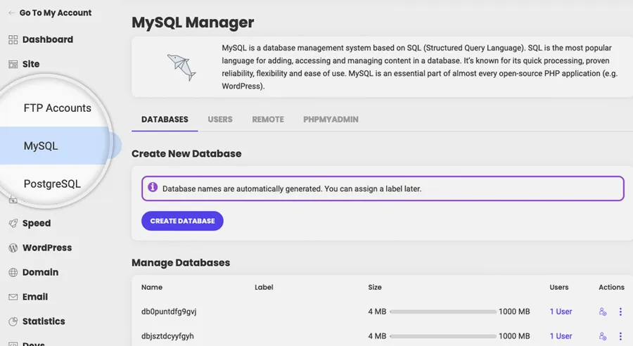 MySQL Create Databases How To Install Magento