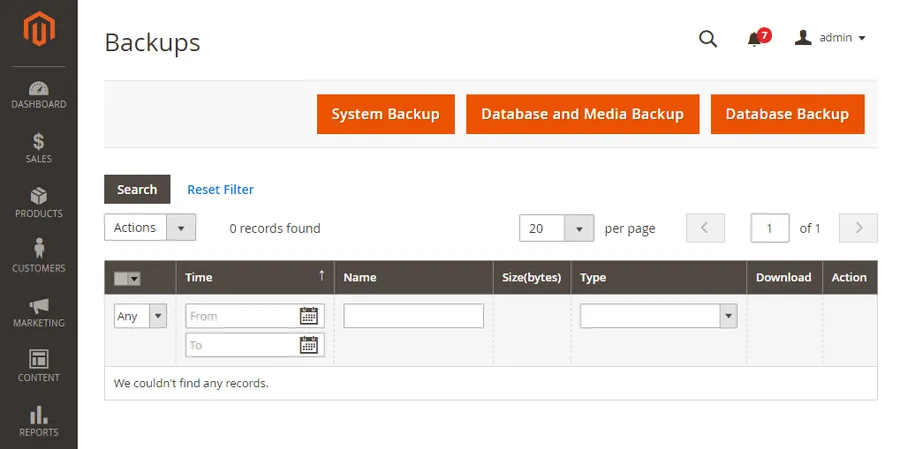 Regularly Backup Your Magento Store