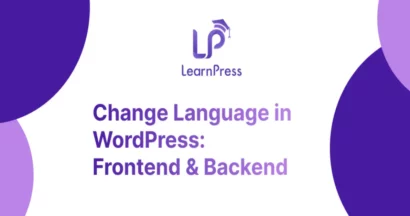 Change Language in WordPress