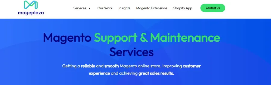 Mageplaza Magento 2 Support Maintenance Services
