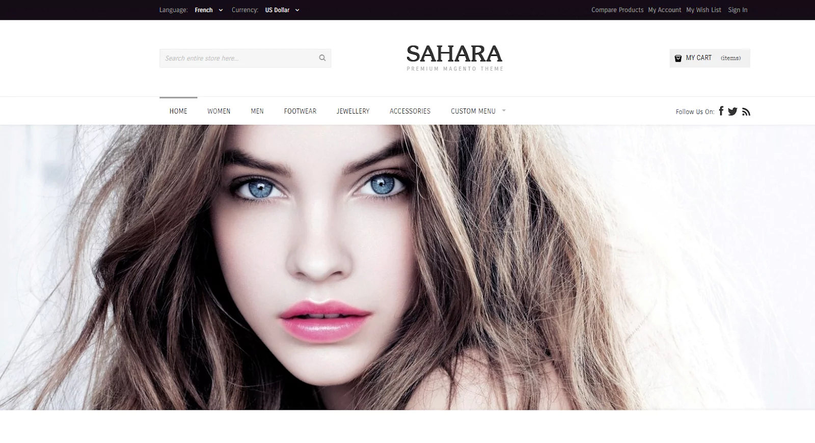 Sahara – Responsive Magento 1 & 2 Theme