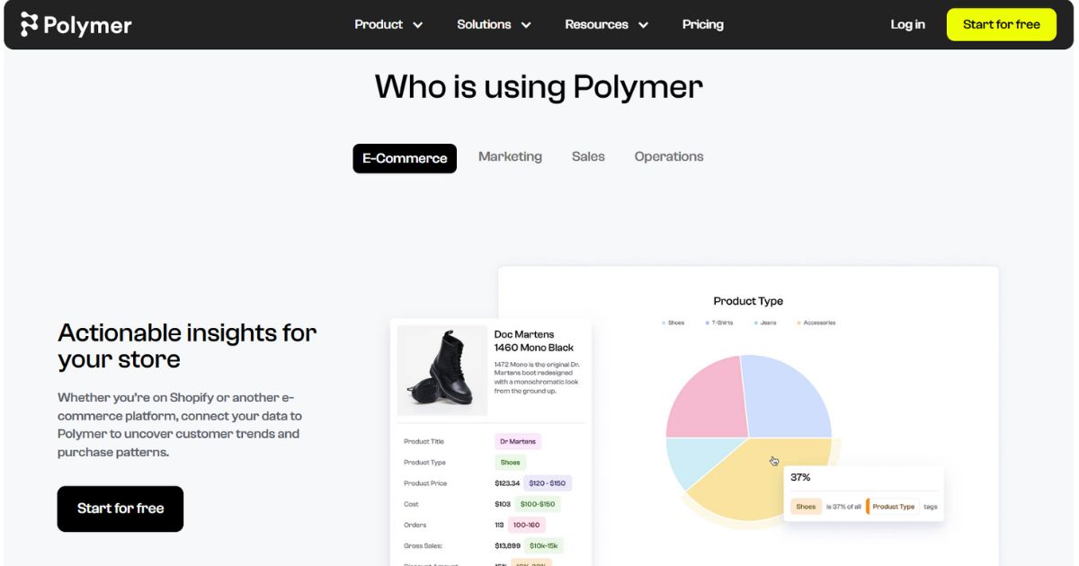 AI Tool for Data Analysis: Polymer