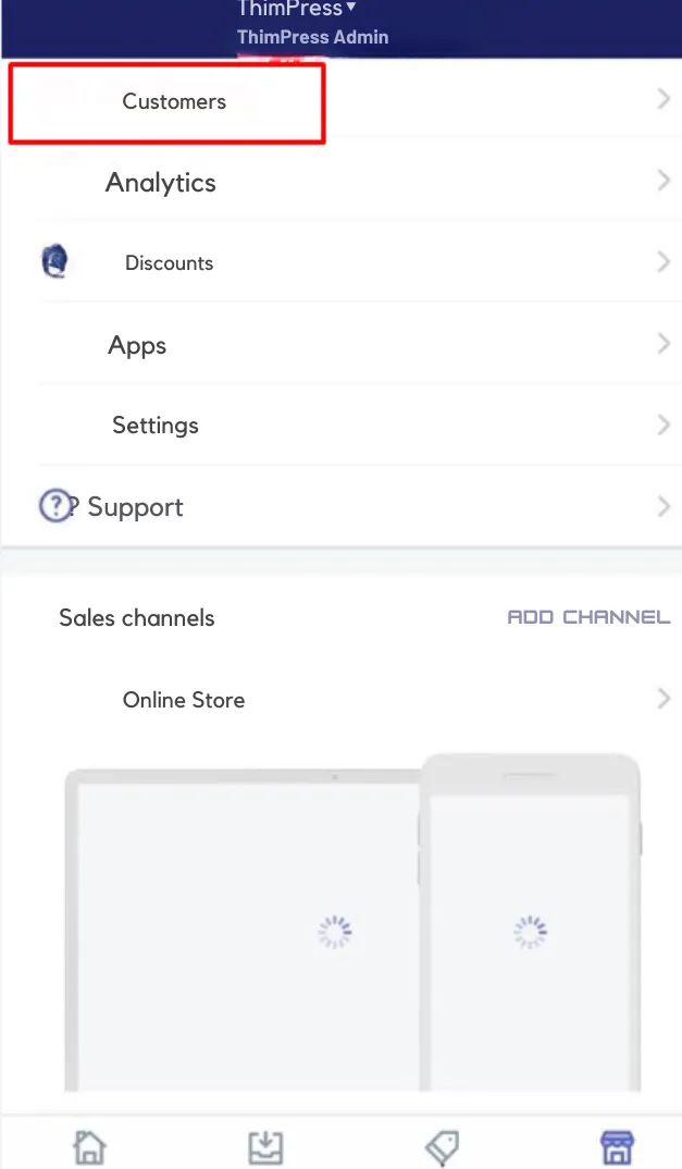 Email Customers on Shopify Iphone