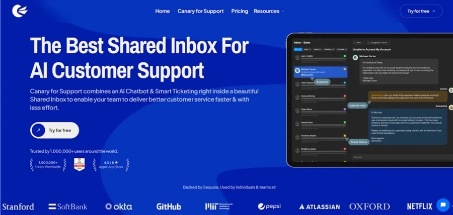 canary Canary for Support
