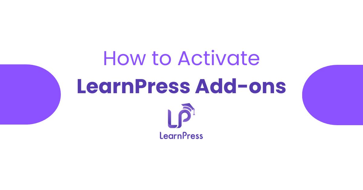 How to Activate LearnPress Add-ons on WordPress?