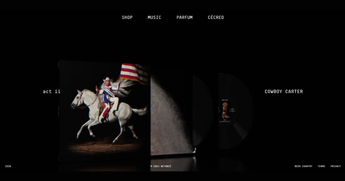 Beyoncé Portfolio Website