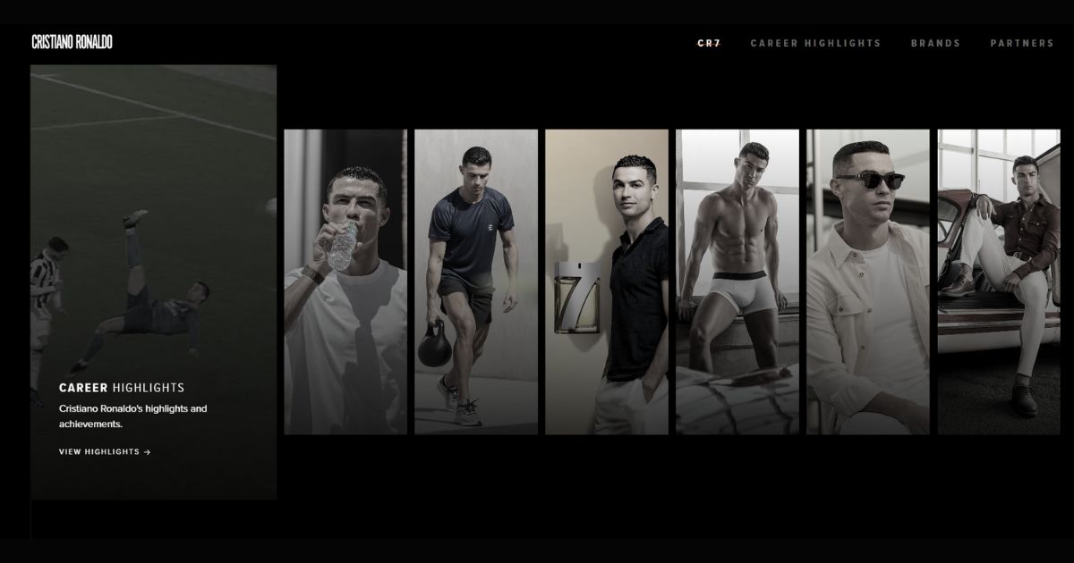Cristiano Ronaldo Portfolio Website