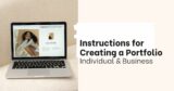 Instructions for Creating a Portfolio: Individual & Business