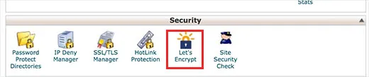 Cpanel Let's Encrypt