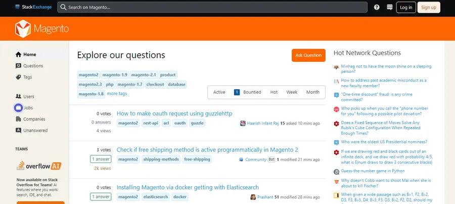 Magento Stack Exchange