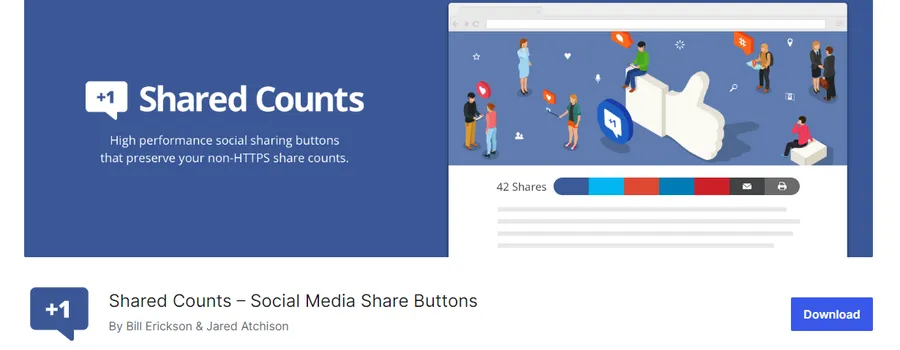 Shared Counts – Social Media Share Buttons