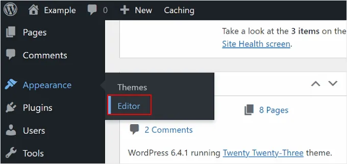 WordPress Editor