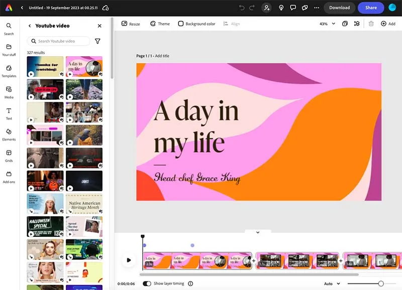 Adobe Express Video Editor