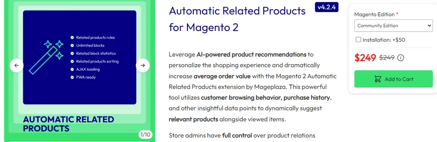 Automatic Related Products for Magento 2