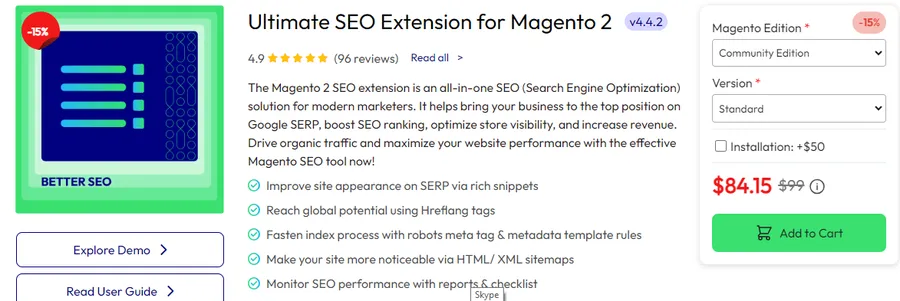 Mageplaza Ultimate SEO Extension for Magento 2