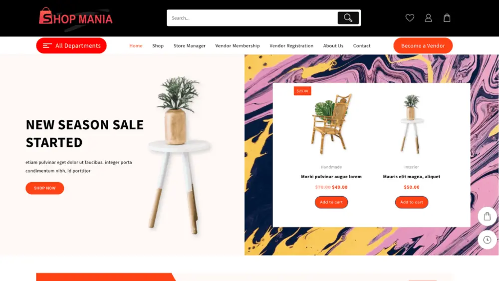 Shop Mania Theme