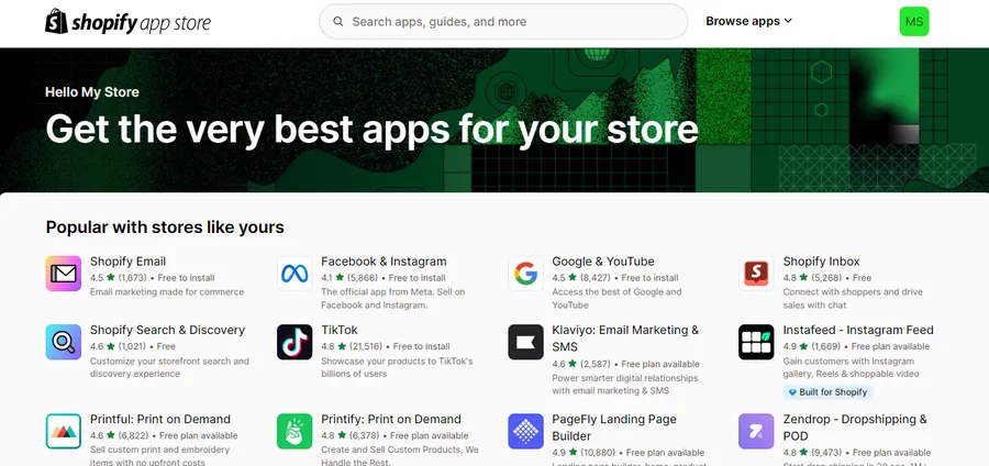 Shopify App Store