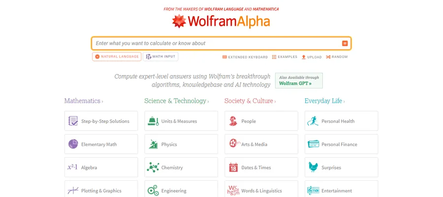 WolframAlpha